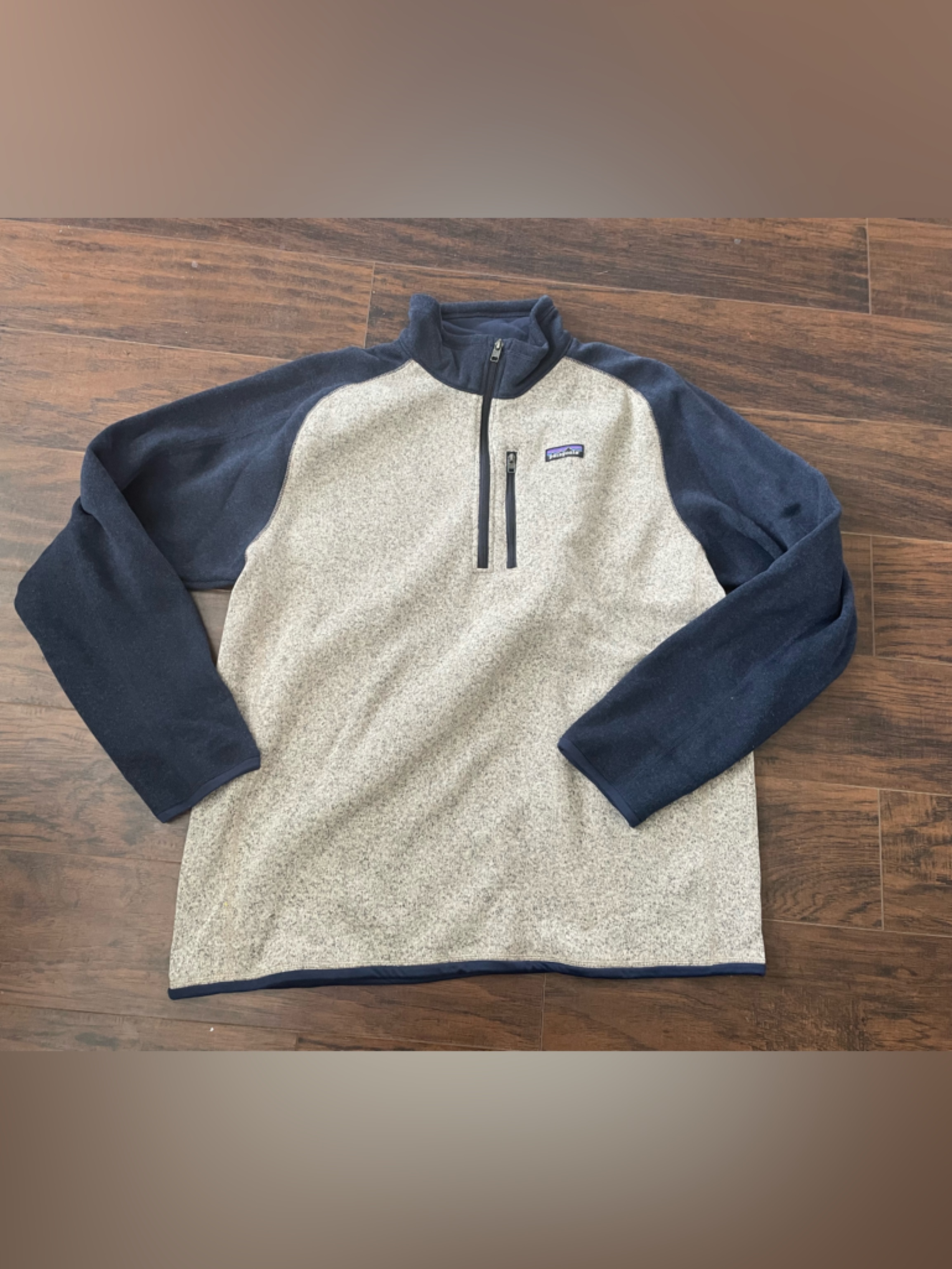 Patagonia Men's Better Sweater In Brown Blue